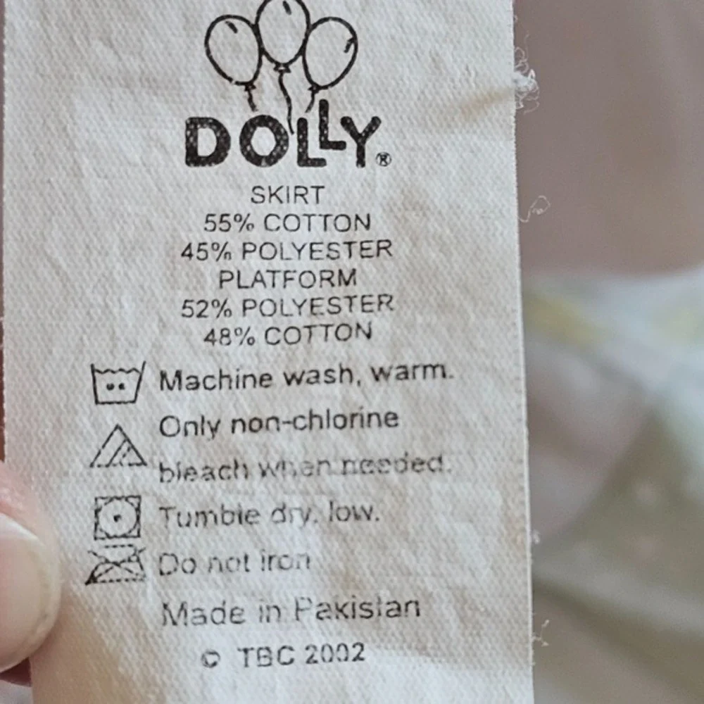 Vtg Boyds Bears Fitted Sheet & Crib Skirt Ruffled Patchwork Pastel Sheep Bedding